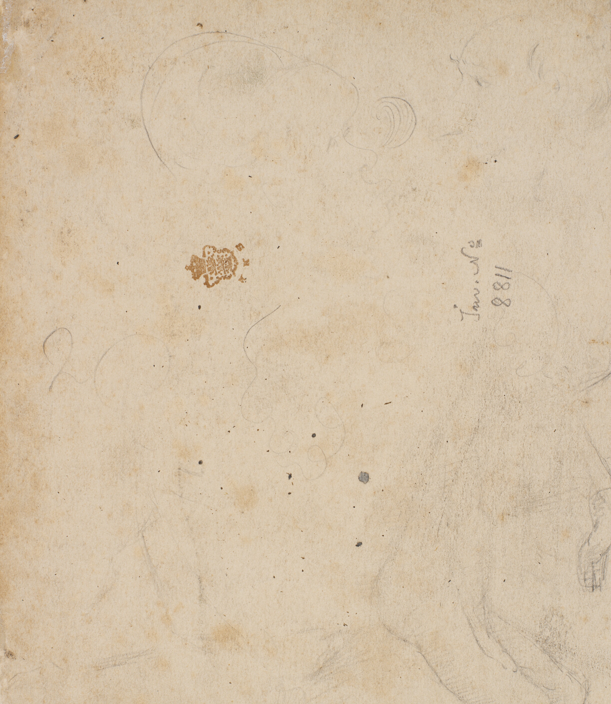 Løse rids af hoveder og menneskekroppe